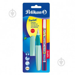 Pelikan Набор  ручка перьевая Twist Neo Mint мятная с корректором 926071M