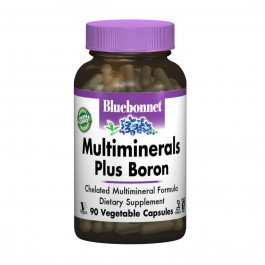 Bluebonnet Nutrition Мультимінерали + Бор з Залiзом, , 90 вегетаріанських капсул