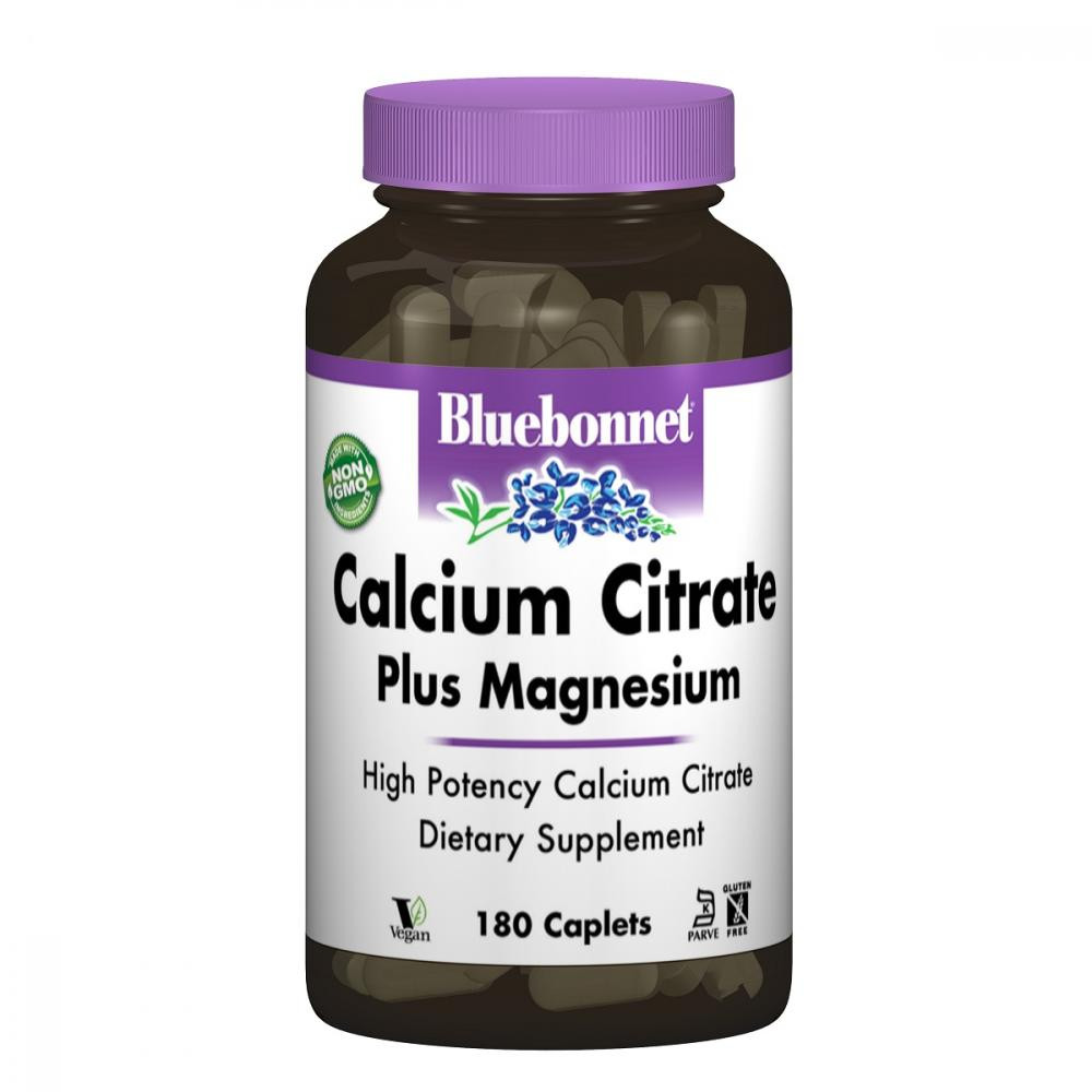 Bluebonnet Nutrition Цитрат Кальцію + Магній, , 180 капсул - зображення 1