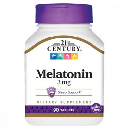 21st Century Мелатонін, 3 мг, Melatonin, , 90 таблеток