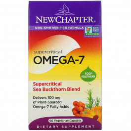 New Chapter Омега-7, Supercritical Omega-7, , 60 вегетаріанських капсул