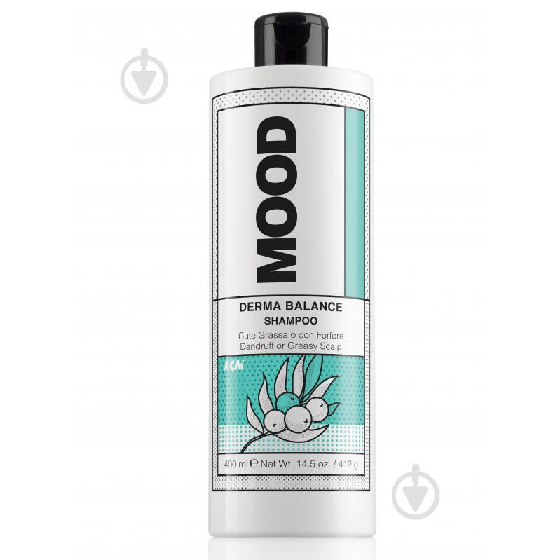 Mood Шампунь  Derma Balance Shampoo для жирной кожи головы против перхоти 400 мл (8053264516635) - зображення 1