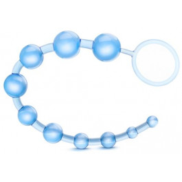 Blush Novelties Анальная цепочка B Yours Basic Beads, голубая (735380231620)