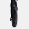 Keizer Сумка  K15219bl-black шкіряна чоловіча чорна з тисненням крокодила - зображення 5