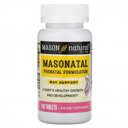 Mason Natural Мультивитамины для Беременных, Masonatal Prenatal Formulation, , 100 таблеток