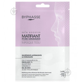 Byphasse Mattifying & Pore-minimizer Skin Booster Sheet Mask Тканинна маска для матовості шкіри 18 мл