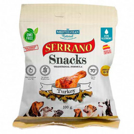 Mediterranean Natural Serrano Snacks Dog Adult Turkey 100 г (8430235681736)