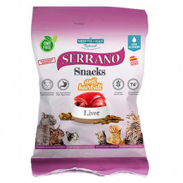 Mediterranean Natural Serrano Snacks Cat Anti Hairball Liver 50 г (8430235680128)