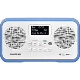   Sangean DPR-77 White-Blue