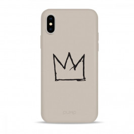 Pump Silicone Minimalistic Case for iPhone X/XS Crown (PMSLMNX/XS-6/257)