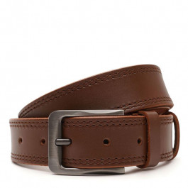 Borsa Leather Ремінь  V1115FX41-brown чоловічий шкіряний коричневий під штани