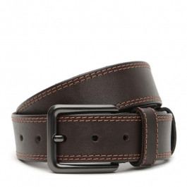 Borsa Leather Ремінь  V1125GX02-brown чоловічий шкіряний коричневий під джинси