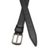 Borsa Leather Ремінь  V1125GX11-black чоловічий шкіряний чорний під джинси - зображення 2