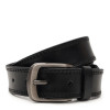 Borsa Leather Ремінь  V1125FX02-black чоловічий шкіряний чорний під штани - зображення 1