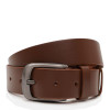 Borsa Leather Ремінь  V1125FX07-brown чоловічий шкіряний коричневий під штани - зображення 1
