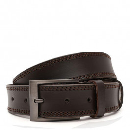 Borsa Leather Ремінь  V1125FX12-brown чоловічий шкіряний коричневий під штани
