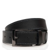 Borsa Leather Ремінь  V1125FX10-black чоловічий шкіряний чорний під штани - зображення 1