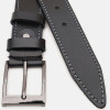 Borsa Leather Ремінь  V1125FX10-black чоловічий шкіряний чорний під штани - зображення 2