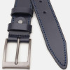 Borsa Leather Ремінь  V1125FX13-navy чоловічий шкіряний синій під штани - зображення 2
