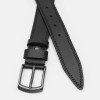 Borsa Leather Ремінь  V1125FX20-black чоловічий шкіряний чорний під джинси - зображення 2