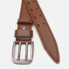 Borsa Leather Ремінь  V1125FX24-brown чоловічий шкіряний коричневий під джинси - зображення 2