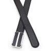 Borsa Leather Ремінь  V1GKX20-black чоловічий шкіряний чорний під штани - зображення 2