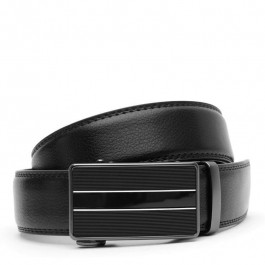 Borsa Leather Ремінь  V1GKX36-black чоловічий шкіряний чорний під штани