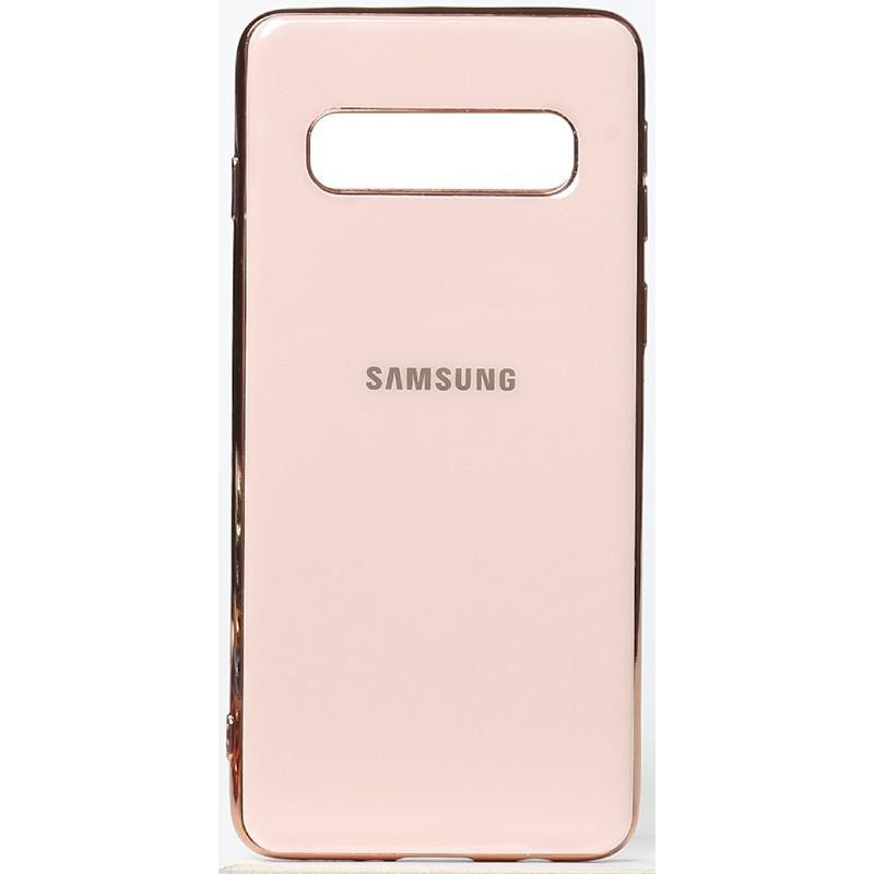 TOTO Electroplate TPU Case Samsung Galaxy S10+ Rose Gold - зображення 1