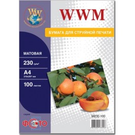 WWM 230г/м кв, А4, 100л (M230.100)