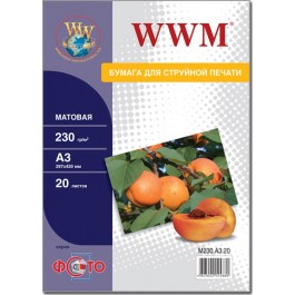 WWM 230г/м кв, А3, 20л (M230.A3.20)