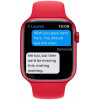 Apple Watch Series 7 GPS 45mm PRODUCT RED Aluminum Case With PRODUCT RED Sport Band (MKN93) - зображення 2