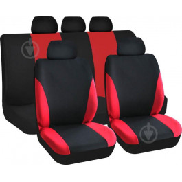 Auto Assistance Комплект чехлов на сиденья Auto Assistance универсал TY1622-2 черный с красным