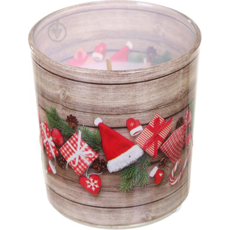 Admit Свічка у склянці  ароматична Christmas Wood 1338 (5908260638801) - зображення 1