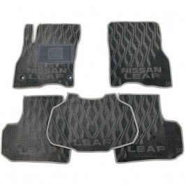 AVTO-TEX Текстильні килимки в салон Nissan Leaf 2012-2018 (V) серые AVTO-Tex