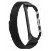 Xiaomi Ремешок для  Band 3/4 Metal Magnit (Black) - зображення 1