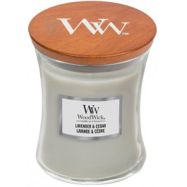 WoodWick Ароматична свічка Medium Lavender & Cedar 275 г (5038581103006)