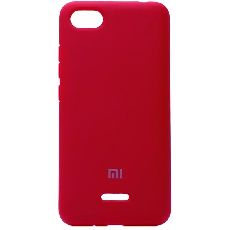 TOTO Silicone Case Xiaomi Redmi 6 Rose Red (F_100321) - зображення 1