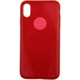 TOTO TPU Shine Case iPhone XS Max Red (F_77809)