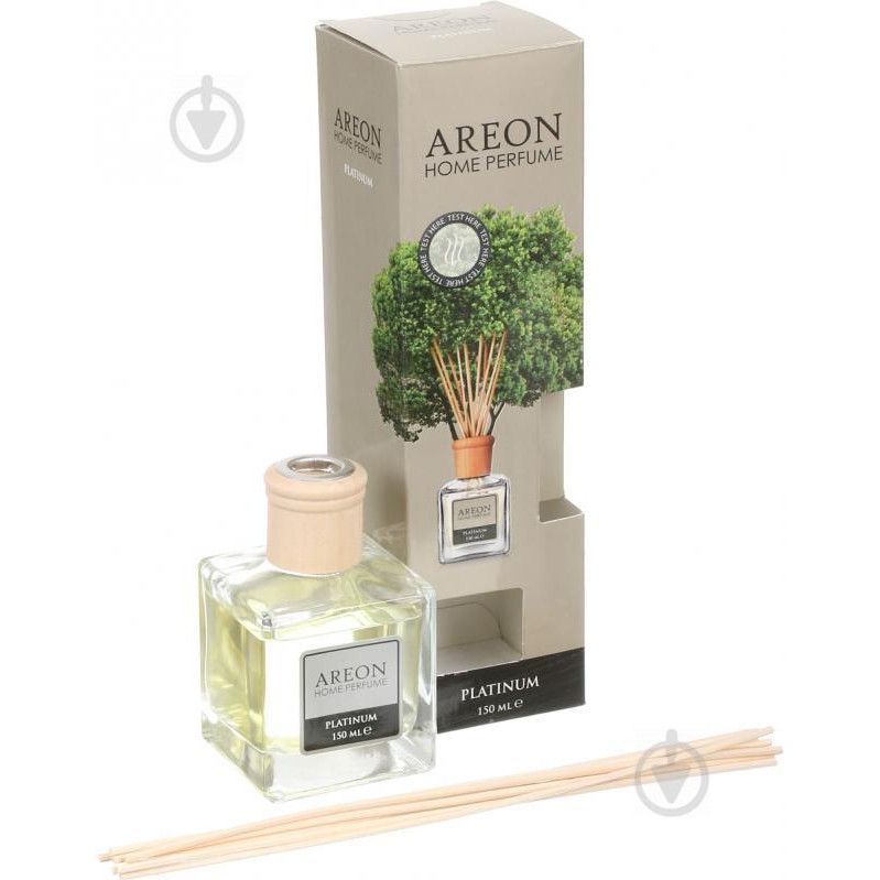 AREON Аромадифузор Home Perfume Платина 150 мл (3800034971904) - зображення 1