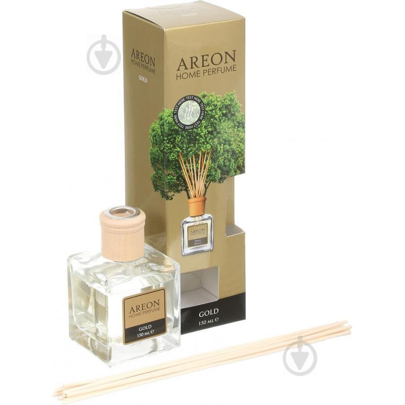 AREON Аромадифузор Home Perfume Золото 150 мл (3800034971881) - зображення 1