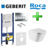 Geberit Duofix 458.178.21.1+Roca Gap Clean Rim A34H47C000 - зображення 1