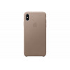 Apple iPhone XS Max Leather Case - Taupe (MRWR2) - зображення 1