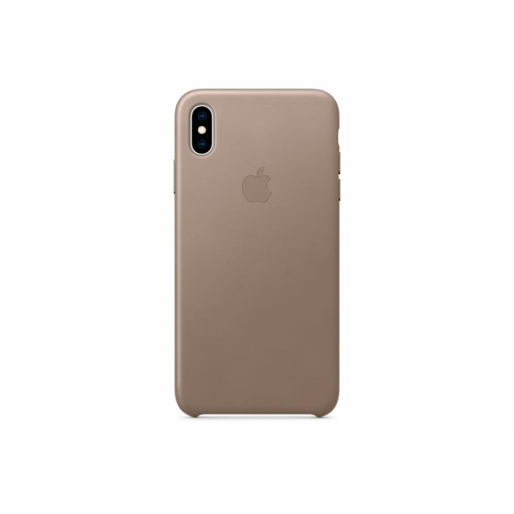 Apple iPhone XS Max Leather Case - Taupe (MRWR2) - зображення 1