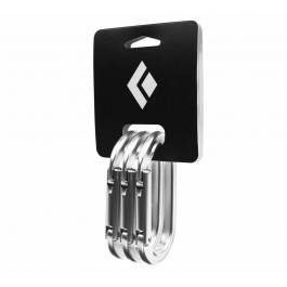   Black Diamond Набор карабинов без муфты Oval Keylock 3 Pack, Polished (BD381099.POLS)