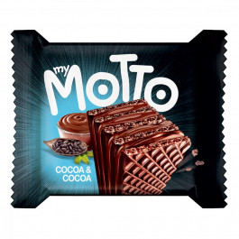 MyMotto Вафли Motto Двойное какао (22292401) 35 г (3800205871705)