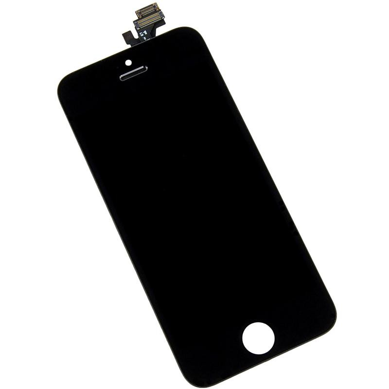 PowerPlant Дисплейный модуль (экран) для iPhone 5, черный (TE320004) - зображення 1