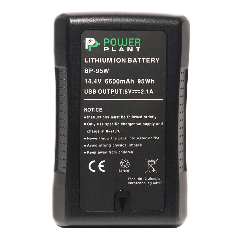 PowerPlant Аккумулятор типа Sony BP-95W 6600mAh (DV00DV1414) - зображення 1