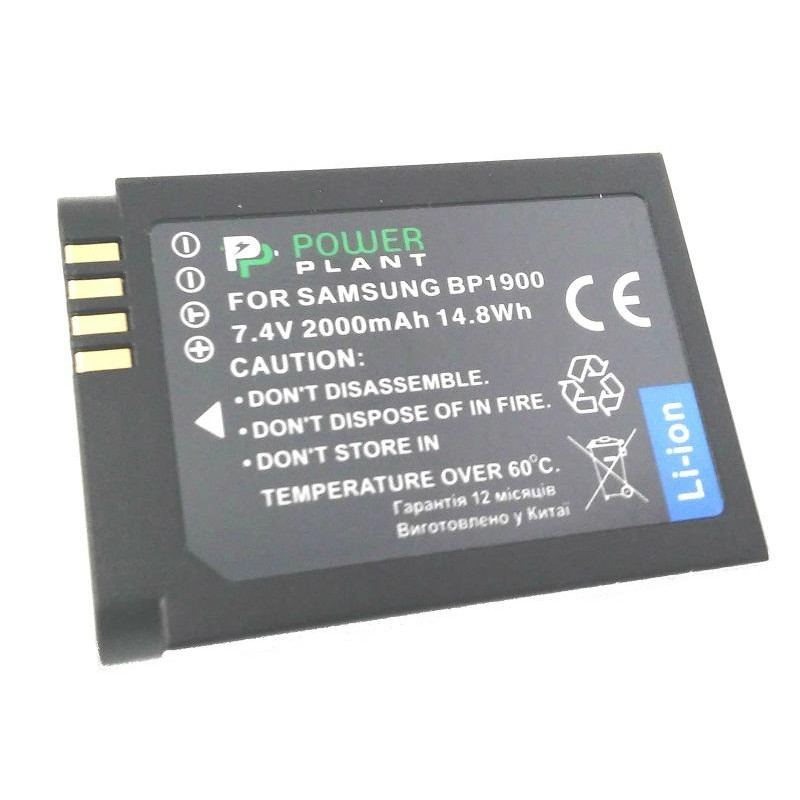 PowerPlant Aаккумулятор дляSamsung ED-BP1900 DV00DV1402 - зображення 1