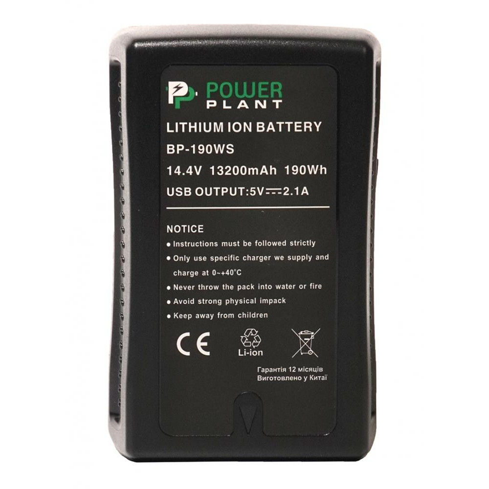 PowerPlant Аккумулятор типа Sony BP-190WS 13200mAh (DV00DV1416) - зображення 1