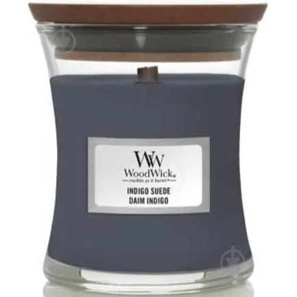 WoodWick Свічка ароматична  Mini Indigo suede 85 г (5038581121437) - зображення 1